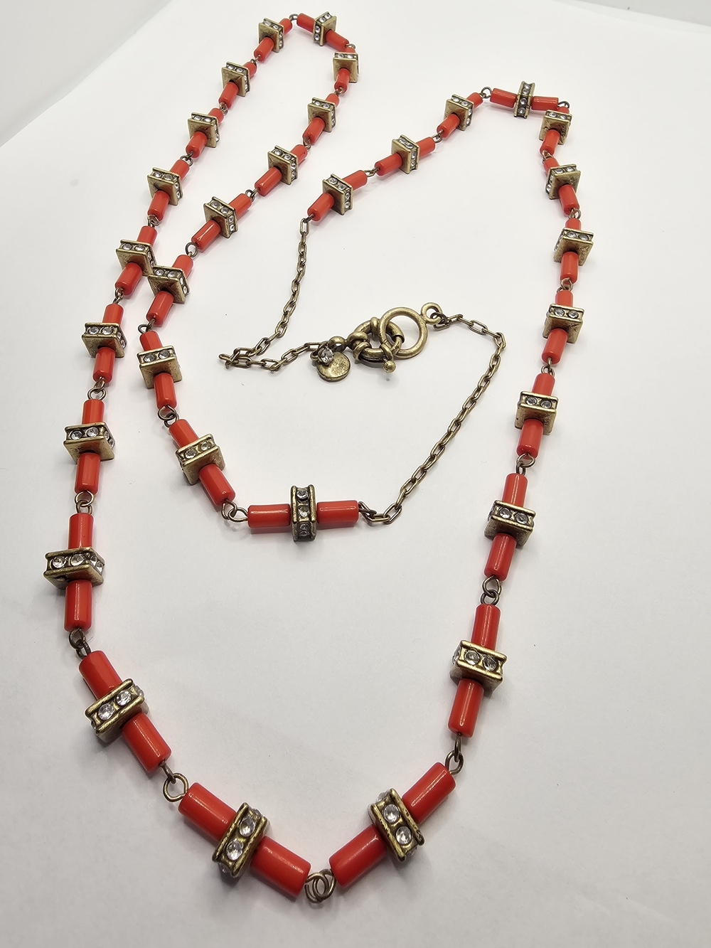 J Crew Faux Coral Necklace